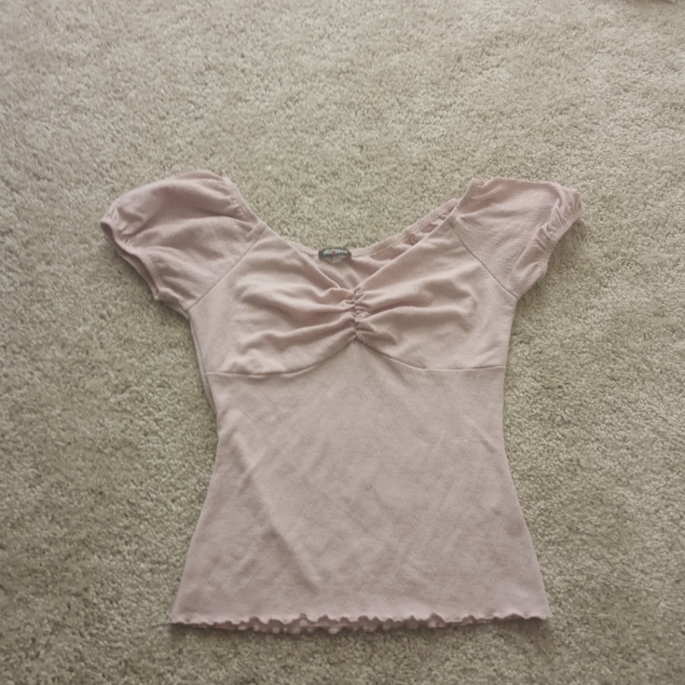 Cute y2k pink top